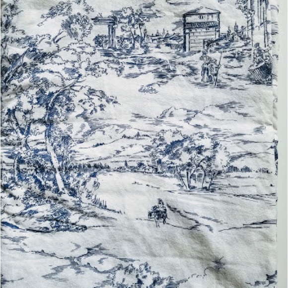 IKEA Emmie Land toile print duvet cover and sham set (4 pieces) - Picture 4 of 4